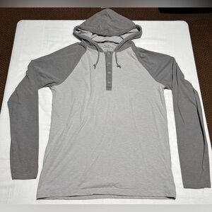 Oakley Gray Hooded Long Sleeve Shirt